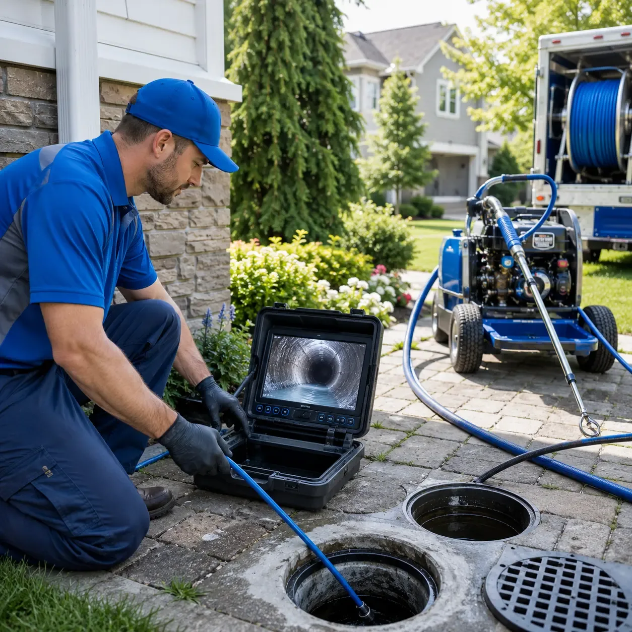 Outdoor drain cleaning professionals serving North Lawrence, NY